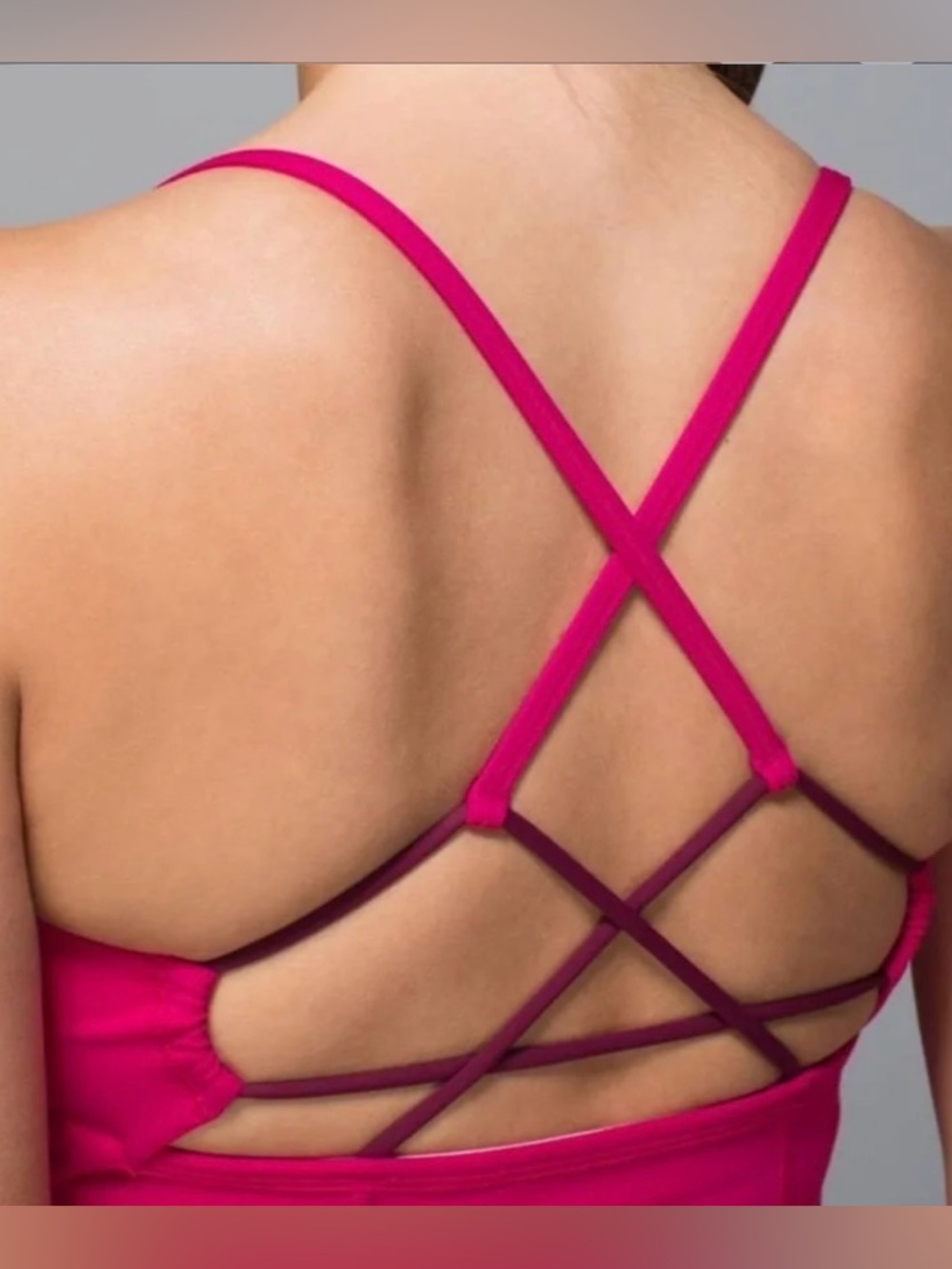 Lululemon Dancing Warrior Tank Jewelled Magenta Size 6 - Picture 4 of 9